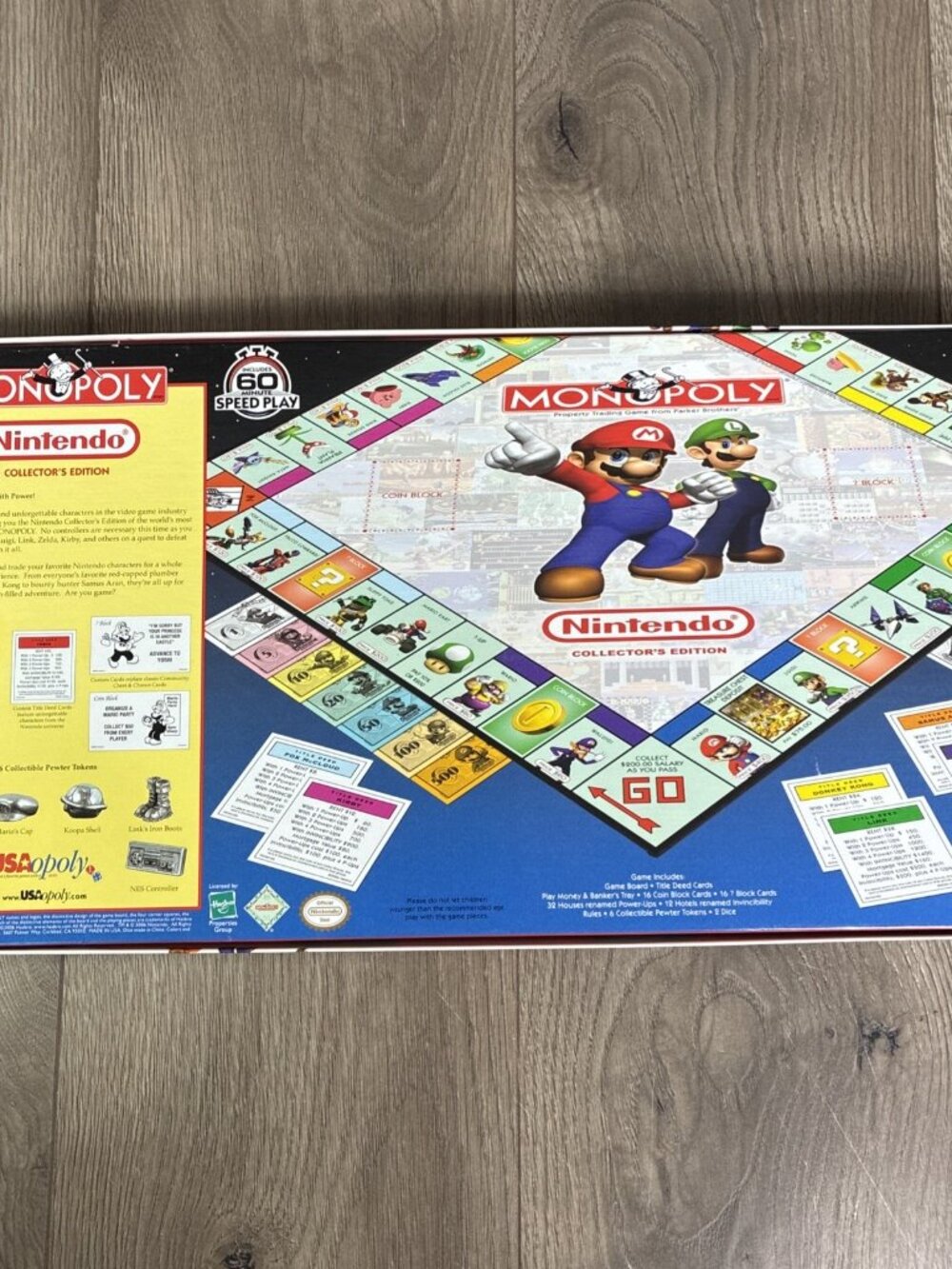 Monopoly Nintendo Collector’s Edition Board Game Collectible Pewter Tokens Zelda - Picture 2 of 10